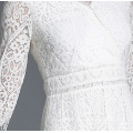 New arrival women dress lace dress V neck fashion dress